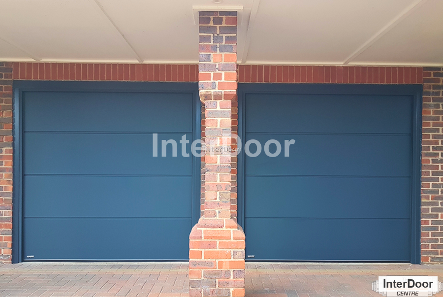 A set of Teckentrup sectional garage door