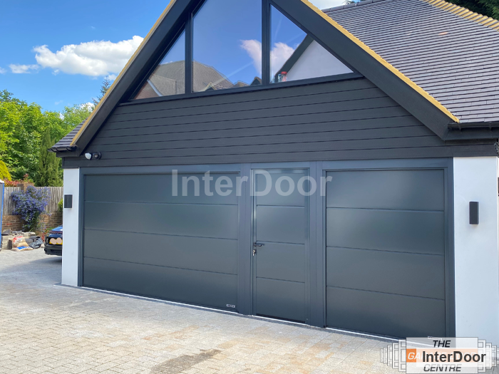 Garage Door with entrance door Hormann